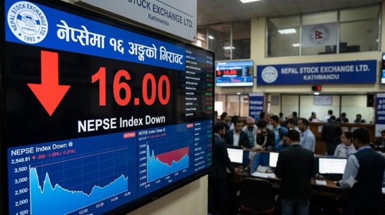 नेप्सेमा १६ अङ्कको गिरावट